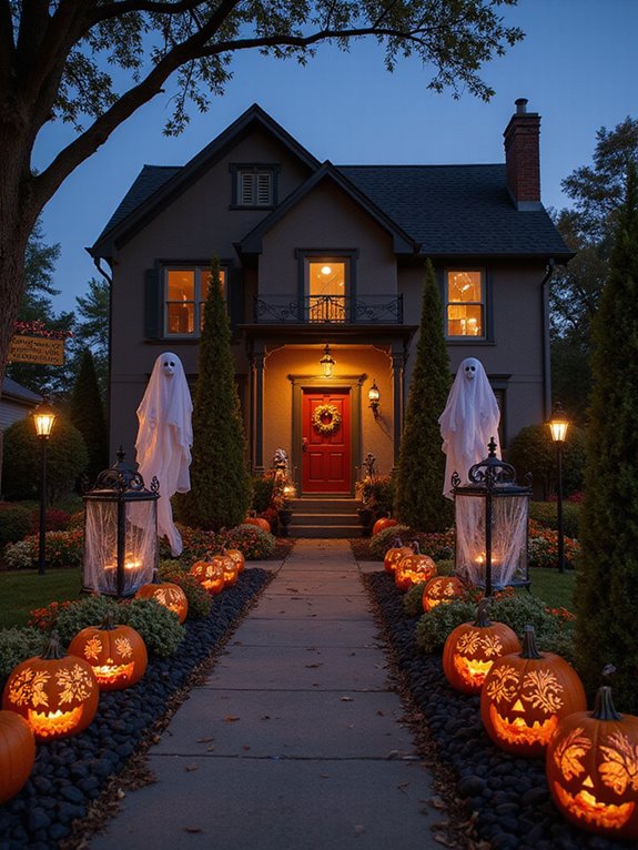 spooky outdoor halloween decorations