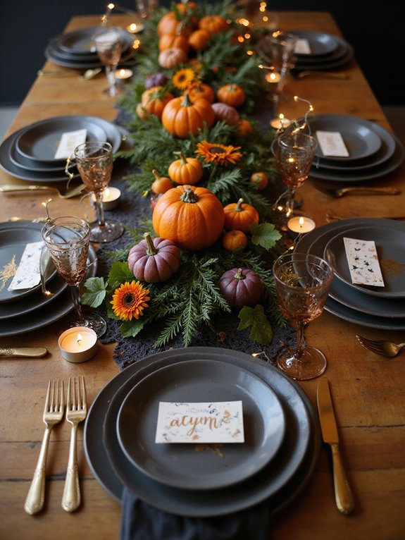 spooky personalized place cards