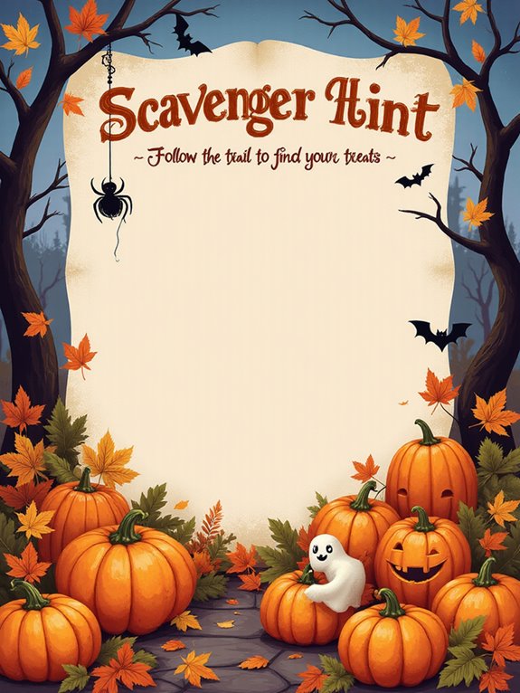 spooky scavenger hunt fun