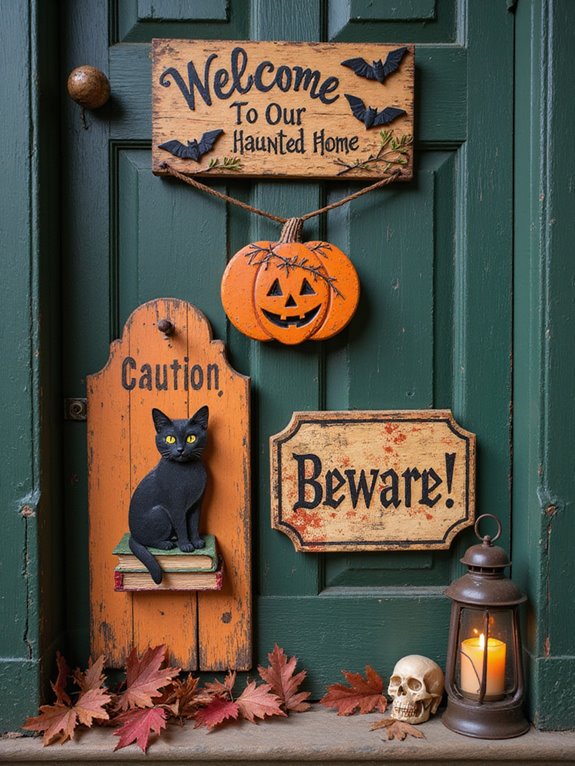 spooky signs for halloween
