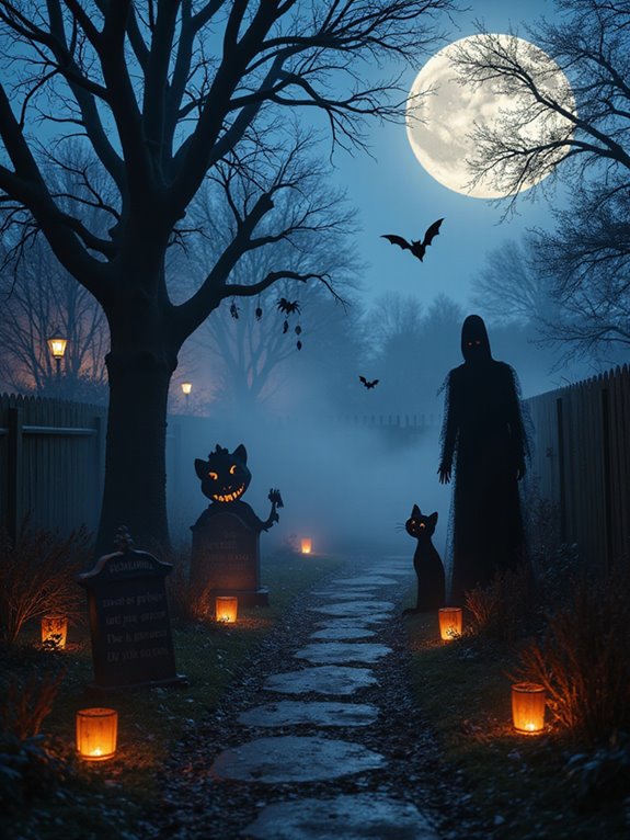 spooky silhouette halloween crafts