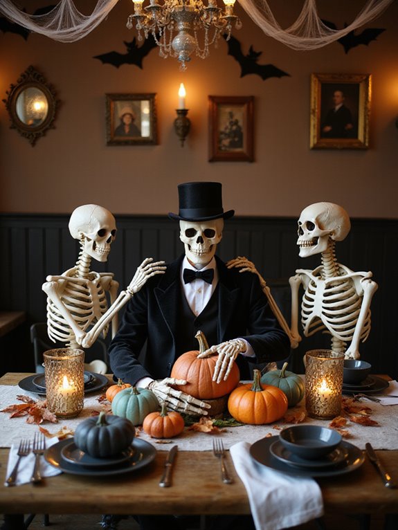 spooky skeleton decor enhancements