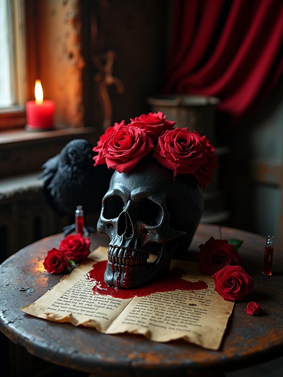 spooky skeleton dinner party