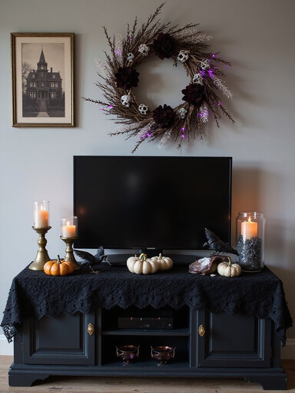 spooky stylish halloween wreaths