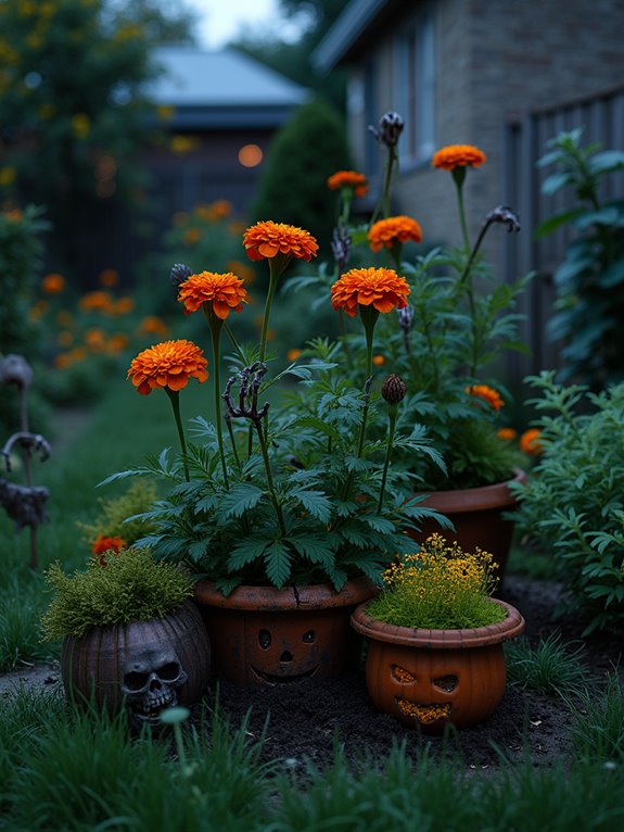 spooky undead garden transformation