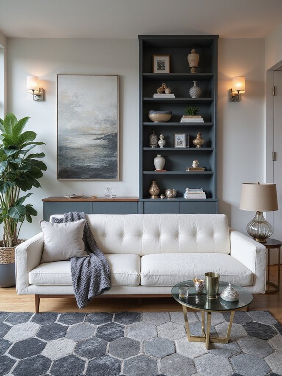 stormy grey chic elegance