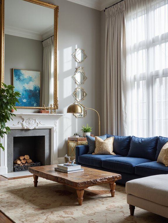 strategic mirror light reflection