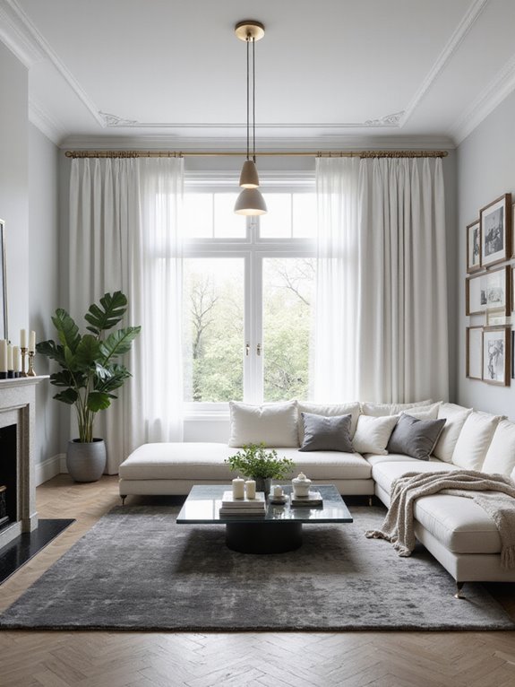 stylish grey white harmony