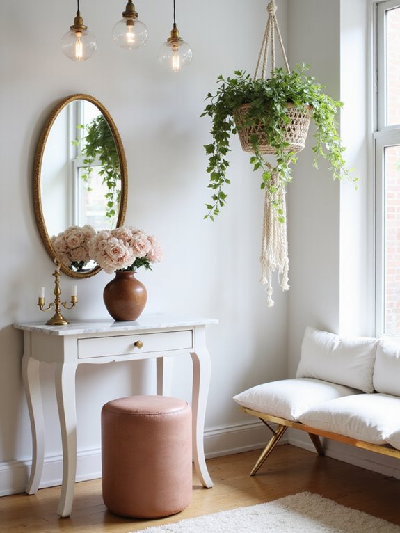 stylish organized dressing table