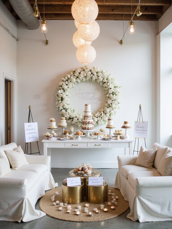 stylish personalized calligraphy signage