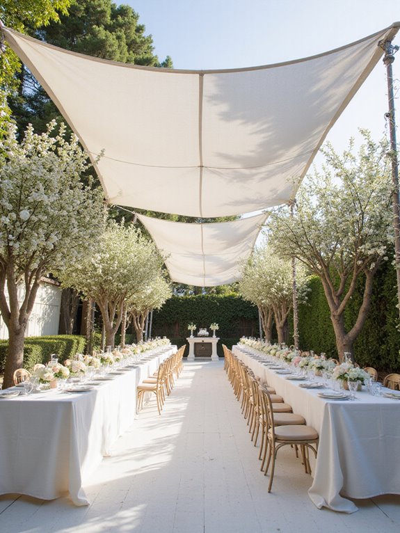 stylish sheer white curtains