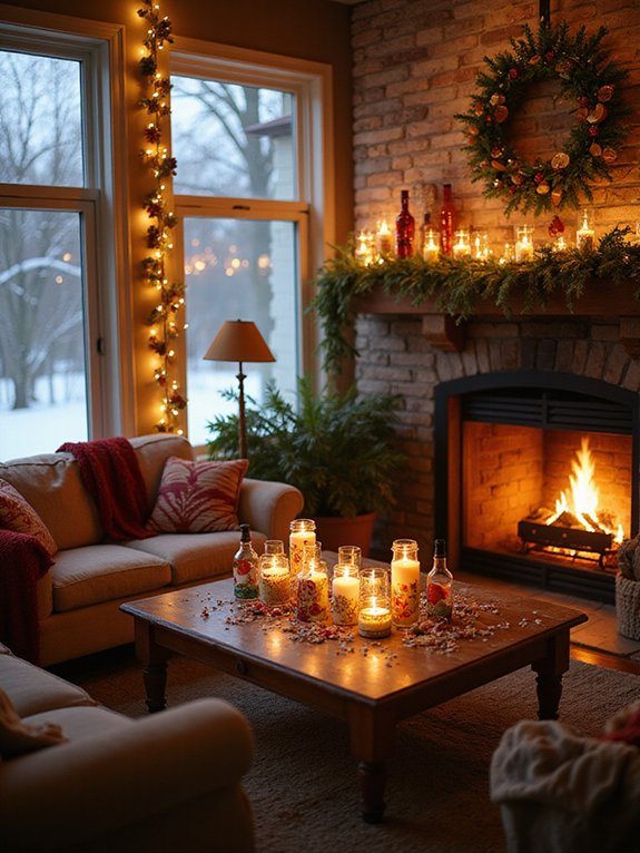 sustainable upcycled new year d cor