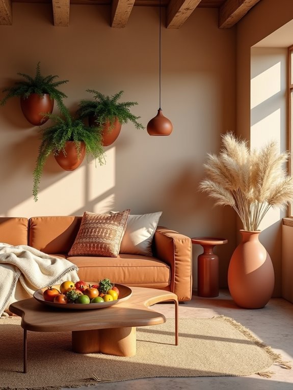 terracotta and earthenware decor