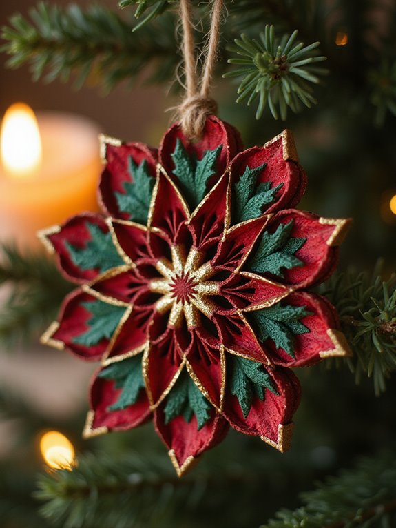 textured custom christmas decor