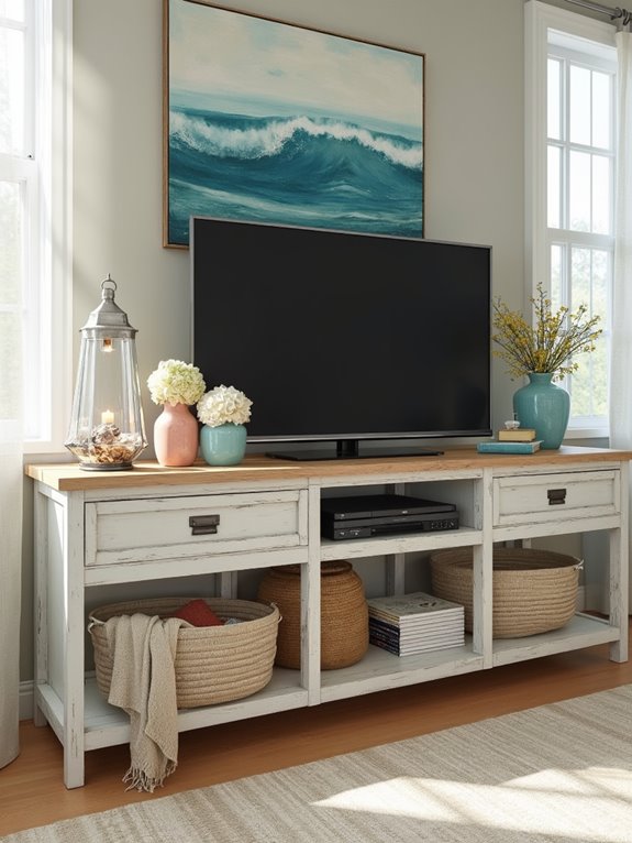 thematic tv stand styling