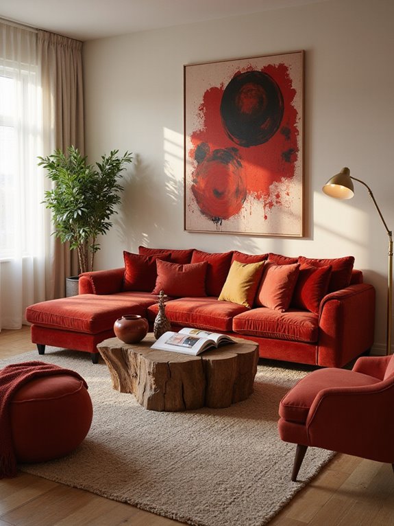 timeless energetic confident red