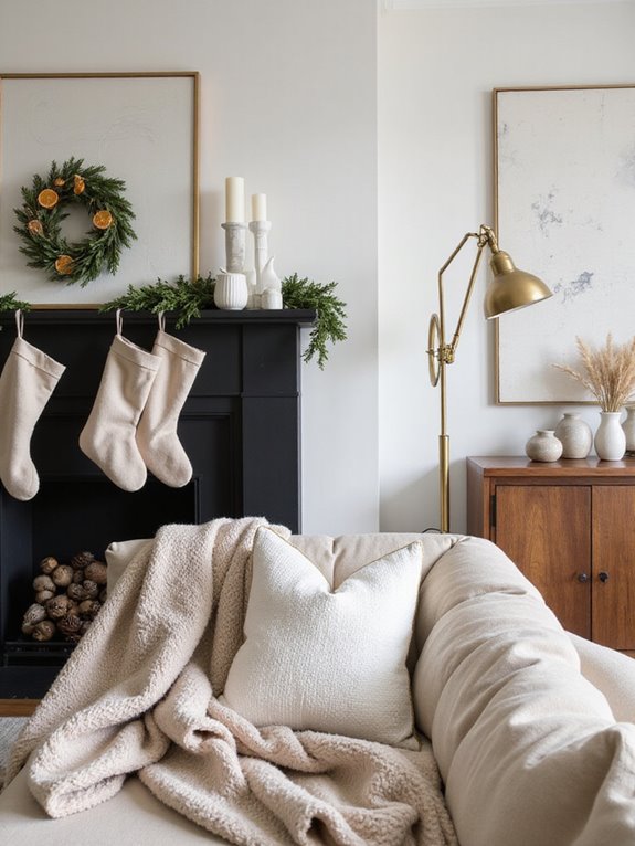 timeless neutral christmas decor