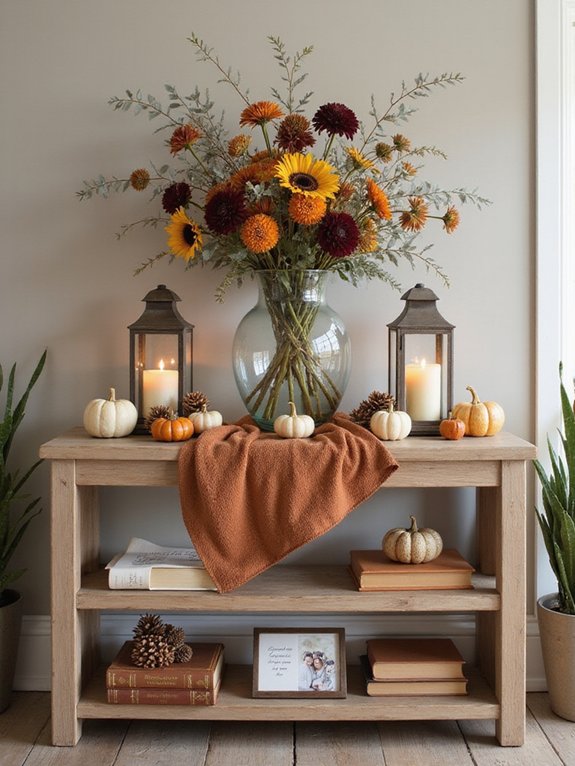 transform fall entryway decor