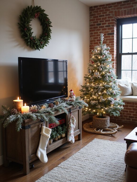 transform tv into centerpiece