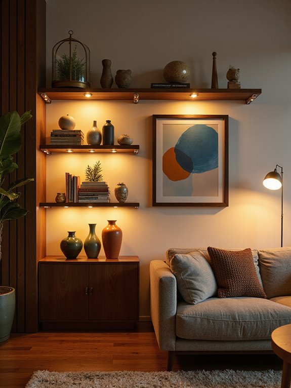 transformative shelf lighting effects