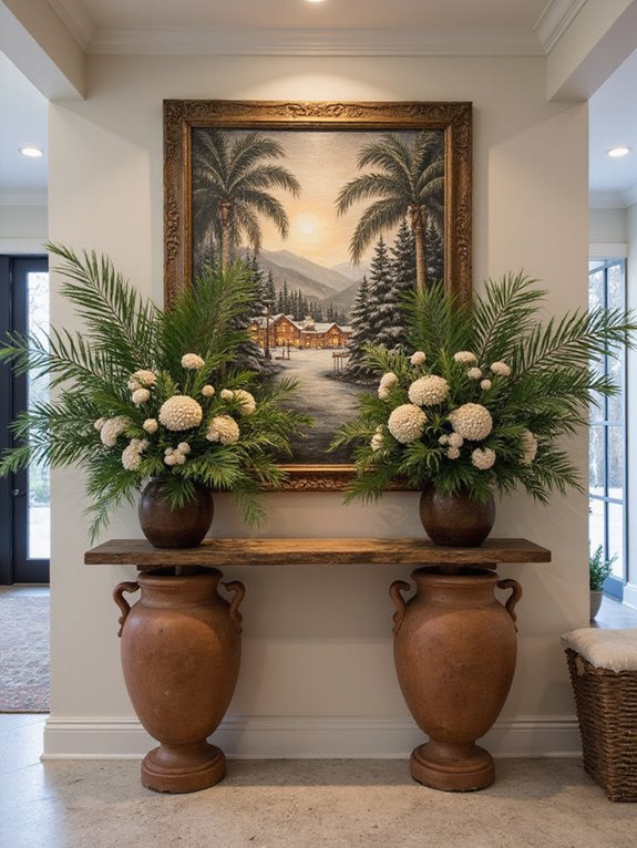 tropical accents for winter