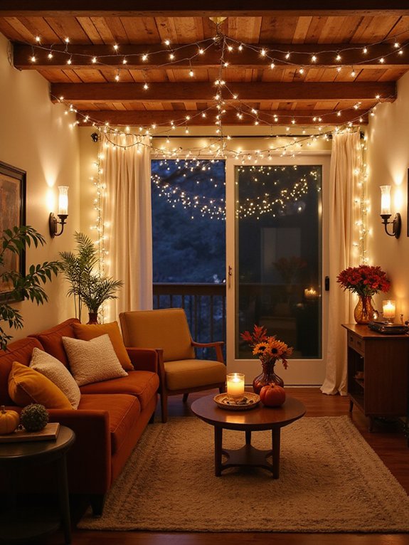 twinkling fairy light decor