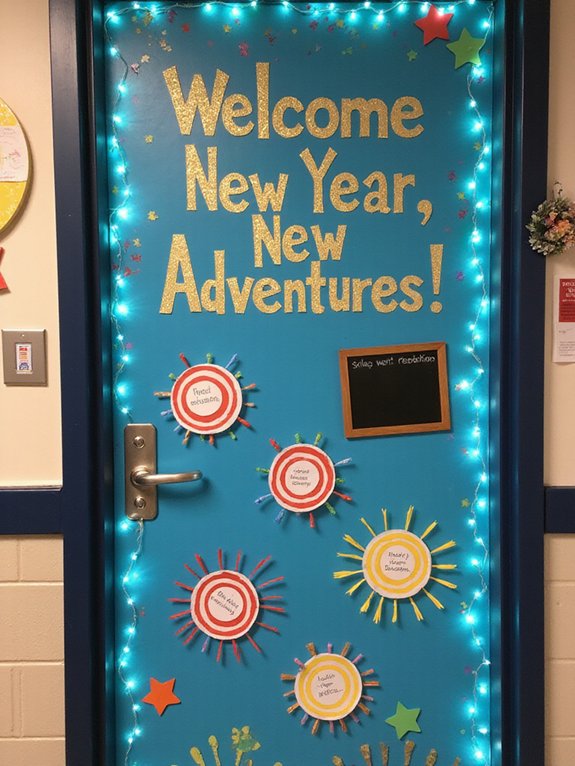 twinkling led door decorations