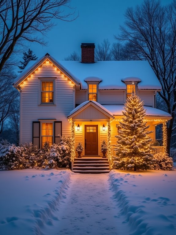 twinkling white light elegance