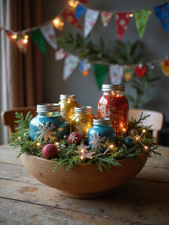 upcycled new year decorations