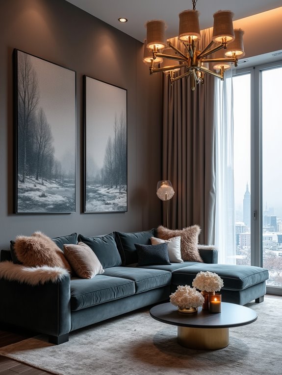 velvet and fur coziness