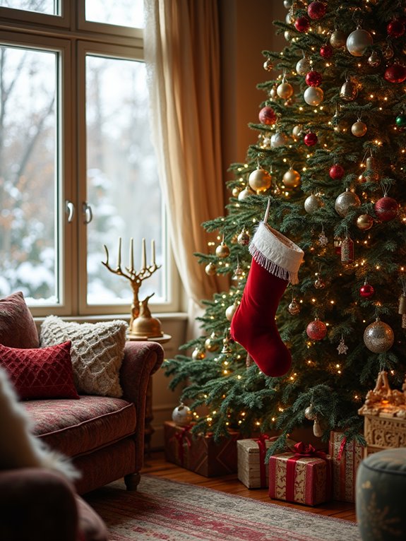 velvet stockings for holidays