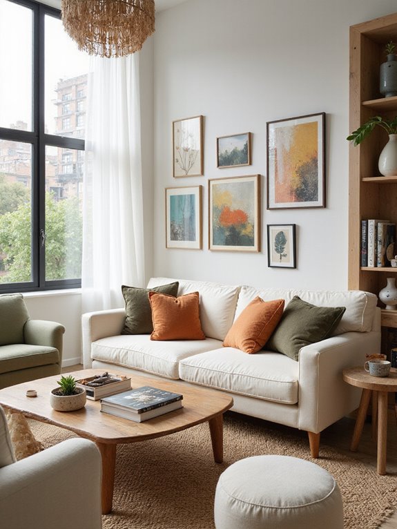 versatile cream couch charm