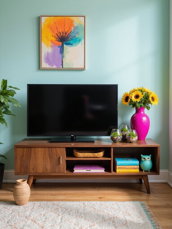 vibrant accent pieces ideas