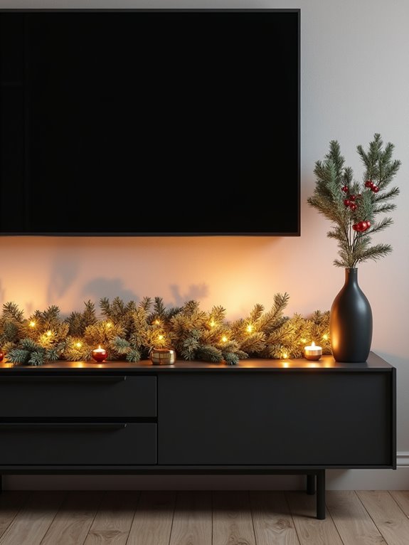 vibrant holiday light display