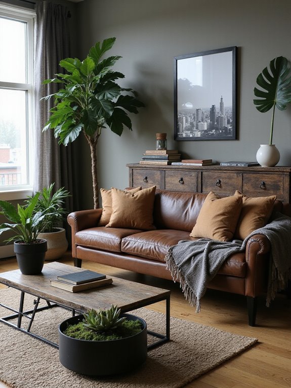 vibrant oasis with plants