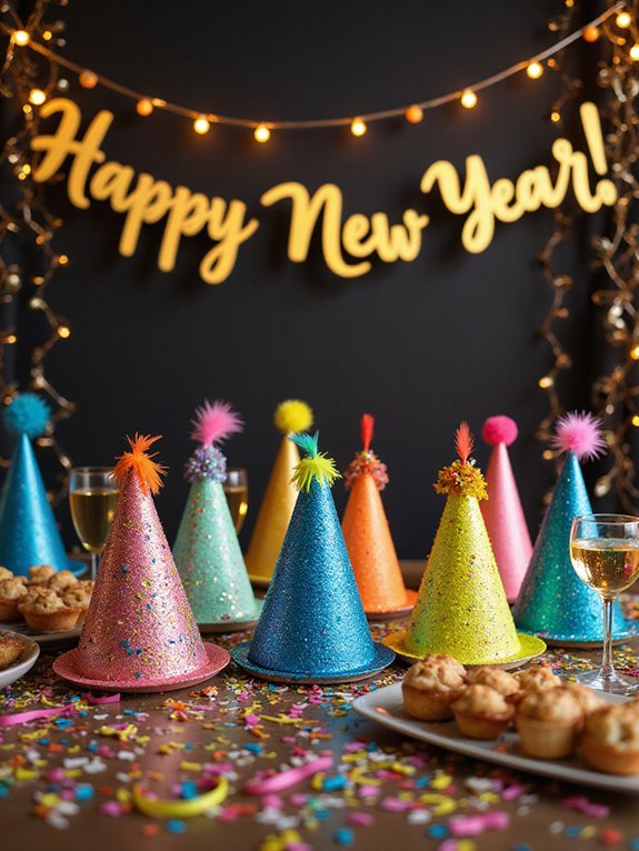 vibrant party hats essential