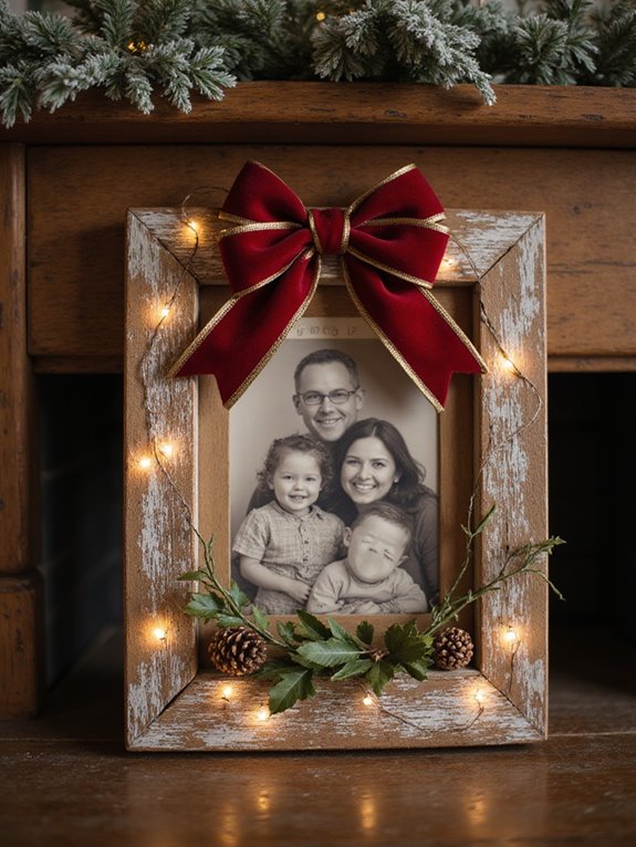 vibrant ribbon photo frames