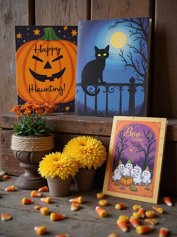 vintage halloween card nostalgia