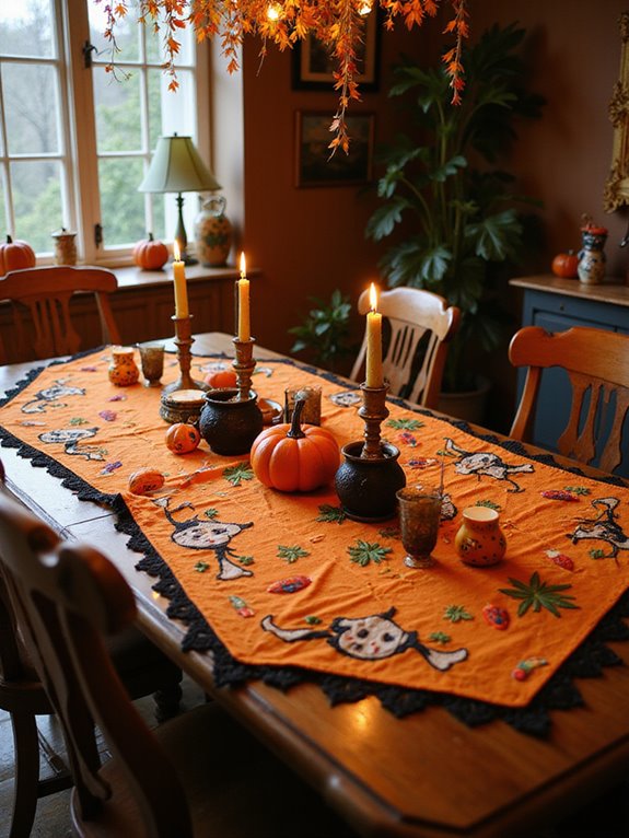 vintage halloween table d cor