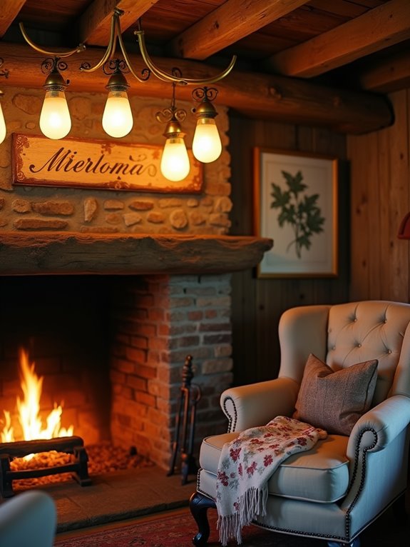 vintage lanterns for ambiance