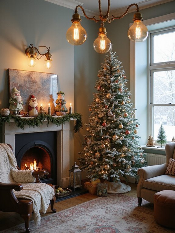 vintage lighting winter ambiance