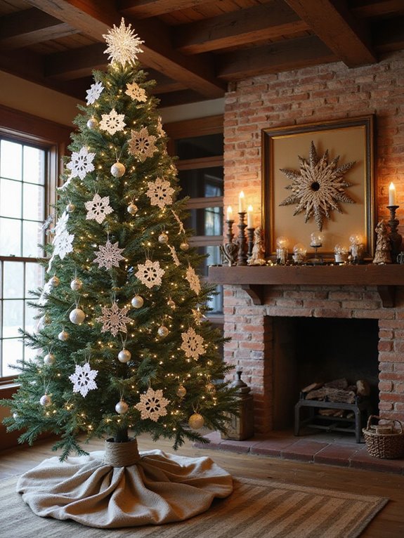 vintage winter home decor