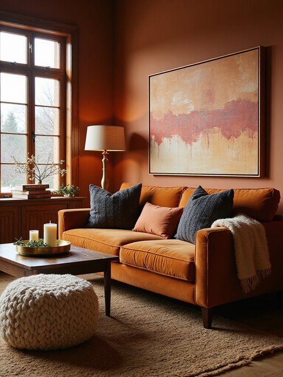 warm colors create coziness