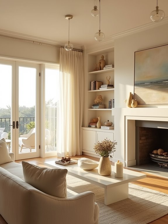 warm inviting creamy white