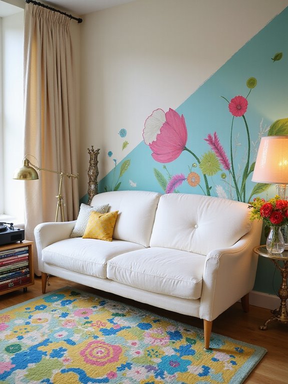 whimsical decor for sofa