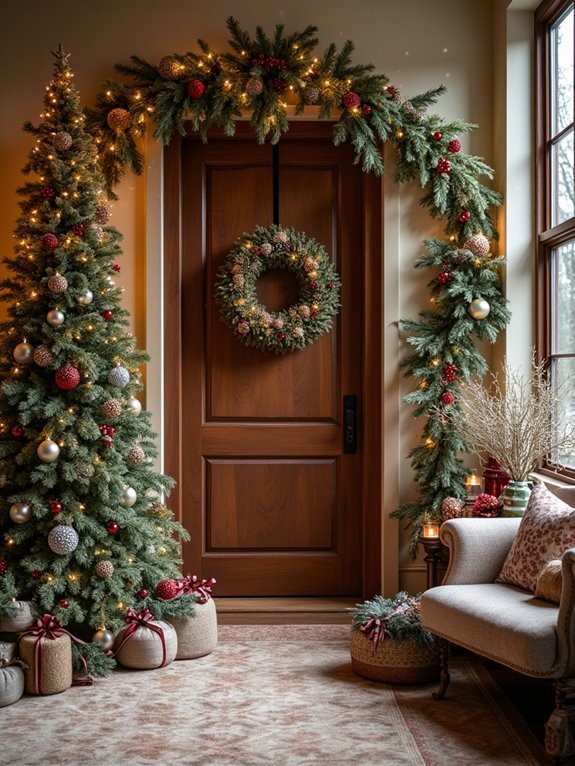 whimsical reindeer moss wreath