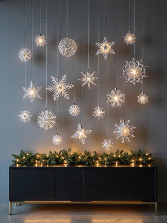 whimsical snowflake home decor