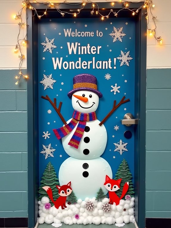 whimsical winter door decorations