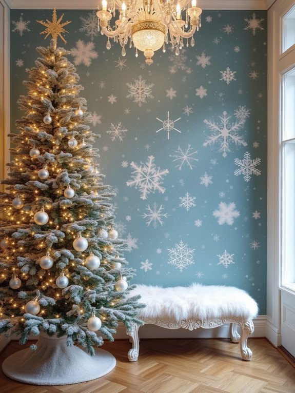 whimsical winter wall art