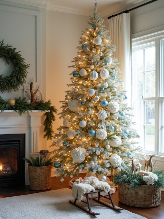 white christmas tree inspiration